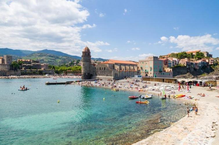 Vue Imprenable - Piscine - Parking Prive - Terrasse - Collioure Apartment Exterior foto